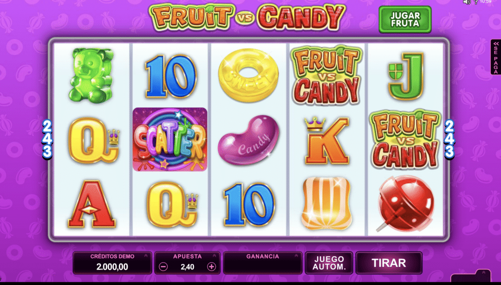 Fruit & Candy spilleautomat